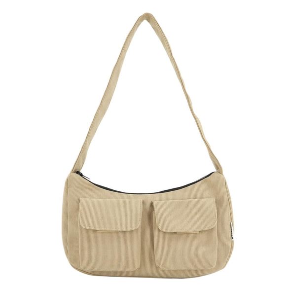 Small Shoulder Bag Corduroy Bag Mini Handbag Purses With Multi :o) - Picture 1 of 6
